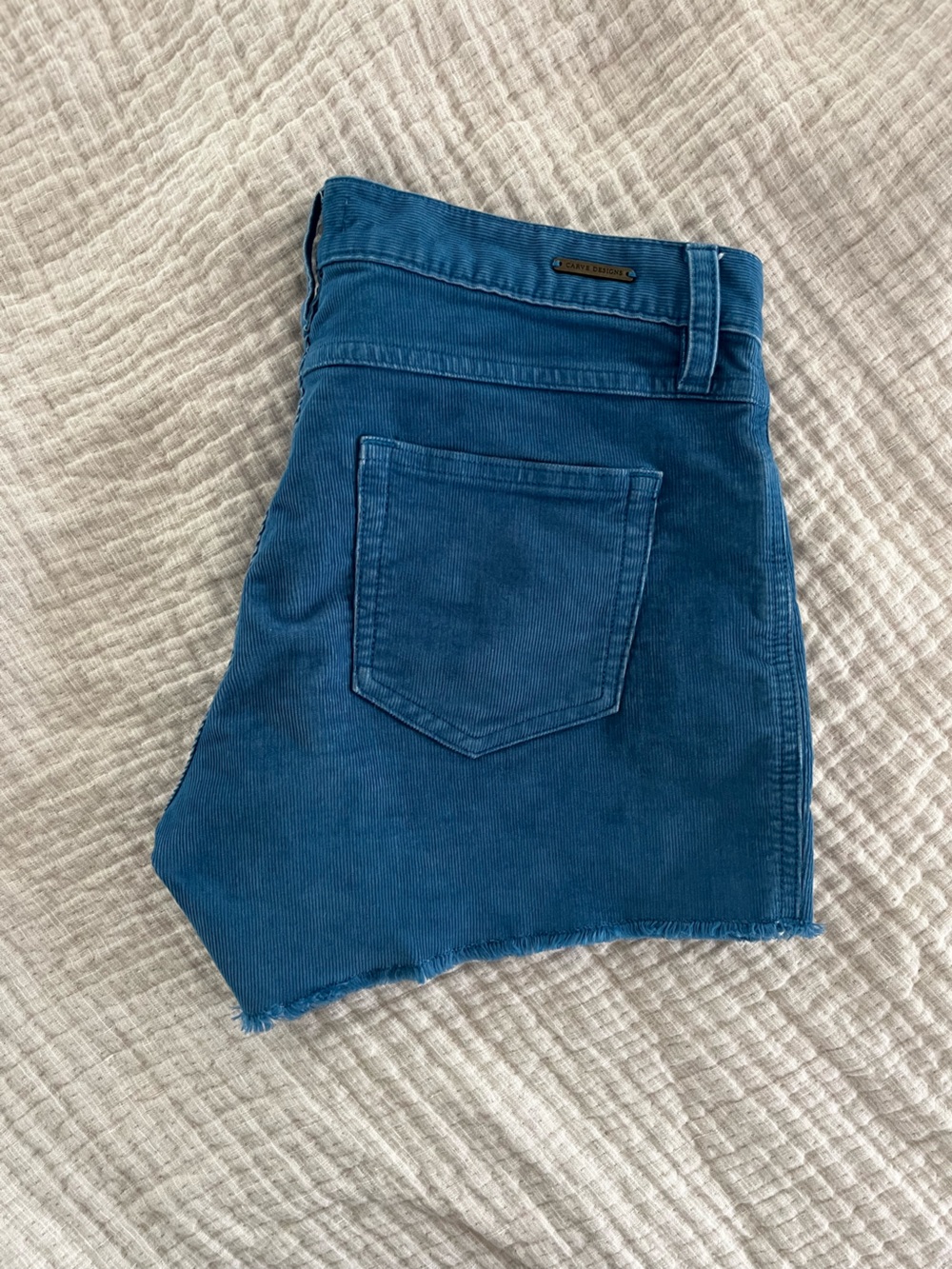 Carve Designs Royal Blue Oahu 4” Cord Short - Picture 4 of 8